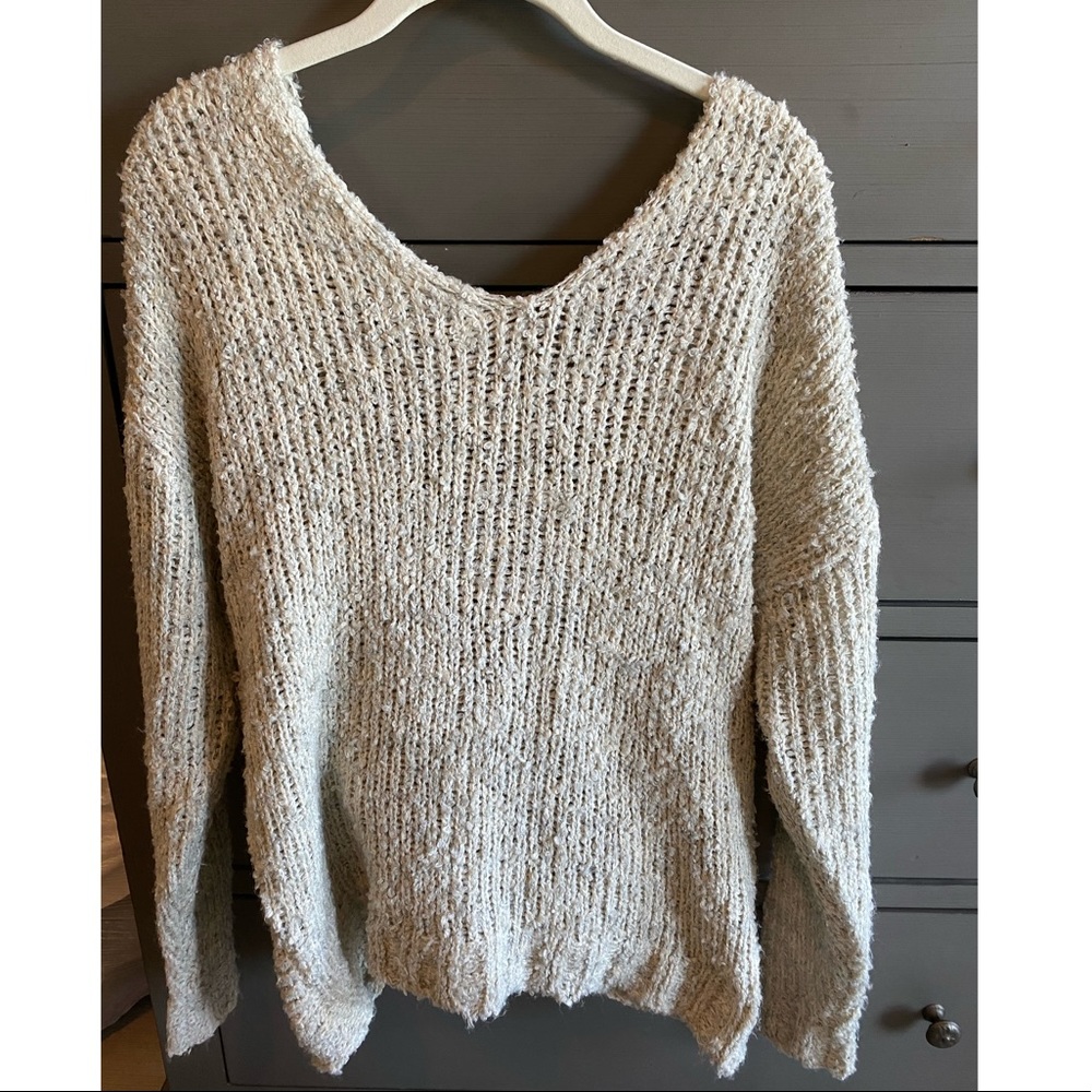 Twist back sweater- worn once